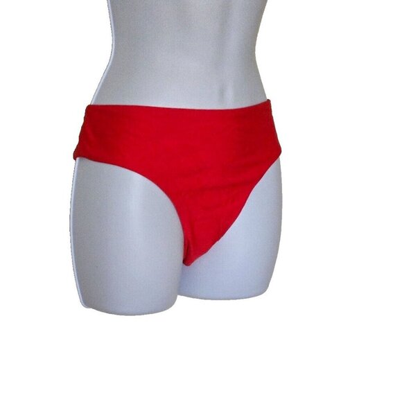Lululemon Women Waterside Swim Bottom Mid Rise Medium Coverage red Size XL - Picture 2 of 7